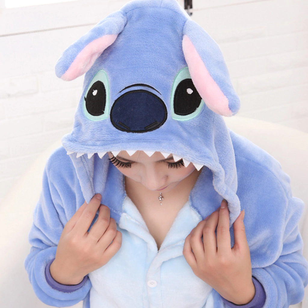 Pijama Infantil Stitch Azul