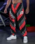 Babuchas FORCE Estilo Retro Diagonales Rojas