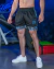 Short estampa camuflada Azul