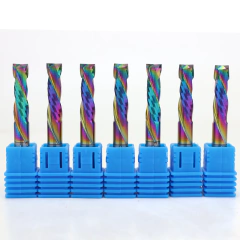 2x Fresa Router CNC Compresión 2 Filos 6x22 UP DOWN CUT - 2 UNIDADES - tienda online