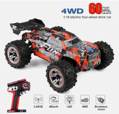 Auto Truggy 4x4 Brushless 60km/h Rc Radio Control Remoto Off