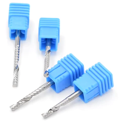 2 unidades - Fresa Router Cnc 1 Filo Metal Duro Ø3.175mm Upcut 35mm 1/8 en internet