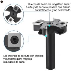 Fresa Rectificado Mesa Sacrificio Router Cnc 50.8mm Mdf 1/2 - tienda online