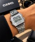 Relógio Casio WR Vintage Prateado Metal Básico