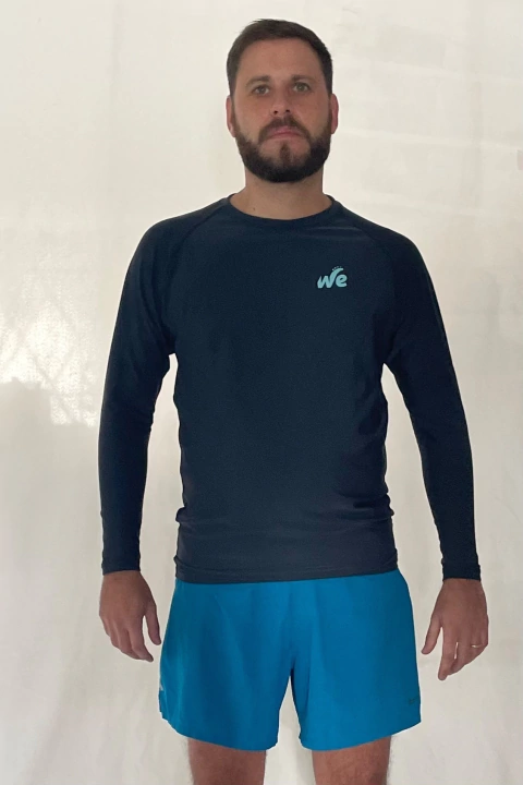 Remera de Lycra UV Hombre "Maui" Azul en internet