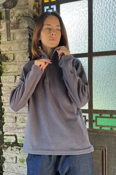 Micropolar Tronador Gris Oscuro - tienda online