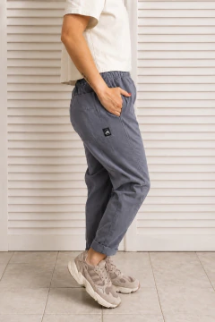Pantalón NOT Gouna Gabardina Gris Azulado en internet