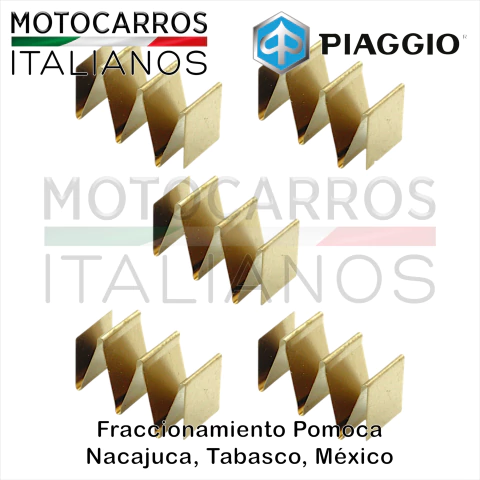 Piaggio Resortes Plano Clutch Motor Arranque [1A002661-KIT] (kit) (Ape) (ducati) (5 piezas) - comprar en línea