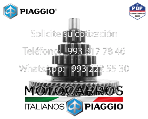 Piaggio Engrane Multiple [1A003607R] (10. 15. 21. 26 dientes)