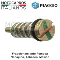 Piaggio Carburador Tornillo Ajuste Marcha Minima [1A010102] (kit) - Motocarros Italianos Piaggio