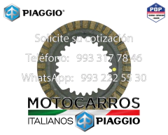 Piaggio Discos Impulsores Clutch [1A017156-KIT] (2 piezas) - Motocarros Italianos Piaggio