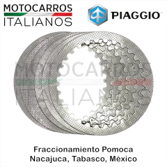 Piaggio Discos Separadores Metalicos Clutch [1A019390-KIT] (kit) (Dx230) (6 piezas) - comprar en línea