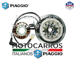 Piaggio Estator Generador y Volante Magneto Completo [58295R] (kit) - Motocarros Italianos Piaggio