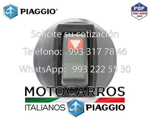 Piaggio Switch Luces Emergencia [660826R]