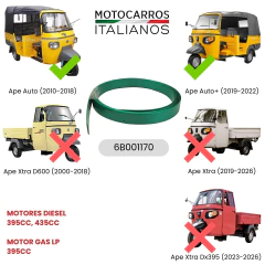 Imagen de Piaggio Cinta Plastica Verde Refuerzo Lona [6B001170]