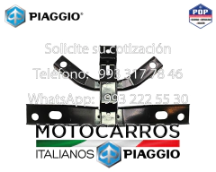Piaggio Base Moldura Frontal Central Plata [6B002586] (NXT+)