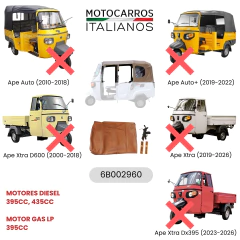 Piaggio Lona Cafe Completa [6B003926] [6B002960] (NXT+) - tienda en línea