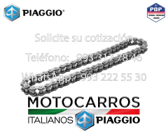 Piaggio Cadena Bomba Aceite [B015026] (48 eslabones) - Motocarros Italianos Piaggio