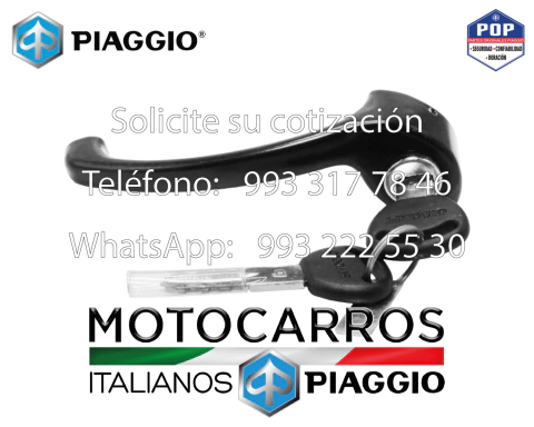 Piaggio Manija Completa con Llave Izquierdo [B024733]