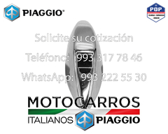 Piaggio Cresta Plateada Salpicadera Delantero [B025603] - Motocarros Italianos Piaggio