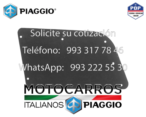 Piaggio Tapa Panel Lateral Izquierdo [B041217]