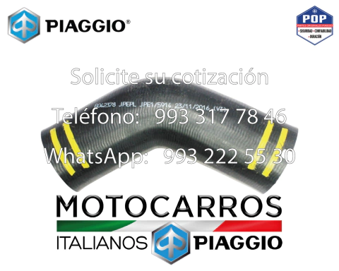 Piaggio Ducto Hule Tanque Gasolina [B042378]