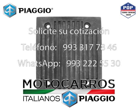 Piaggio Tapete Descansapie Freno [B074024]