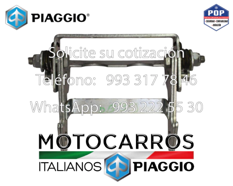 Piaggio Manija Completa Puerta Posterior [B076069] (City 2019-26)