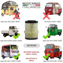 Piaggio Filtro Aire [B076112P] (City 2017-) - tienda en línea