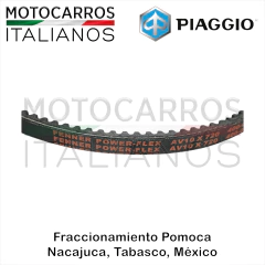 Piaggio Banda o Correa Bomba Agua (Xtra DX395) - Motocarros Italianos Piaggio