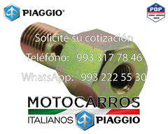 Piaggio Cople Banjo Entrada Bomba [E7101901012] (m12.24/m8) - Motocarros Italianos Piaggio