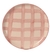PRATO RASO XADREZ ROSA 28CM - comprar online