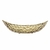 BOWL OVAL CRISTAL TAJ ÂMBAR MARTELADO 24,5X13X7 CM - comprar online
