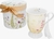 CANECA PORCELANA JARDIM FLORIDO ROSÊ 300ml - comprar online