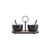 CJ BANDEJA DE BAMBU C/MOLHEIRAS E 2 COLHERES - comprar online