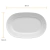 TRAVESSA PORCELANA P DIAMANTE - comprar online