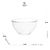 SALADEIRA CRISTAL DE CHUMBO PEARL 21x12cm - loja online