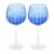 CONJUNTO 2 TAÇAS VINHO ORQUIDEA AZUL 450ml