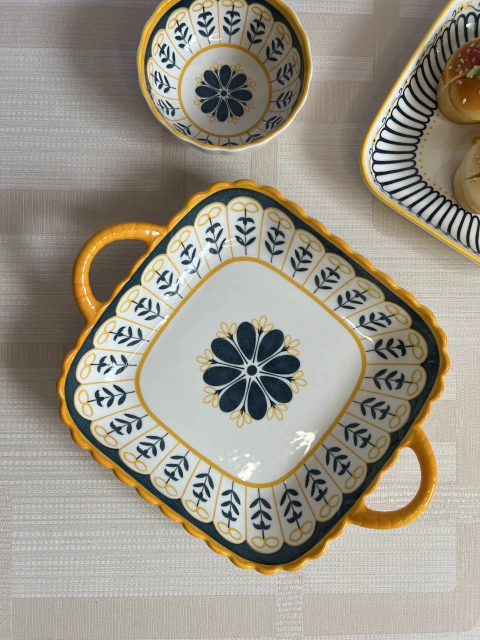 TIGELA QUADRADA COLEÇÃO RETRO MODELO 3 - comprar online