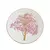 CJ DE 2 PRATOS RASO C/ FILETE OURO YPE ROSA - comprar online