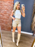 Imagem do SHORT EM COURO RESINADO COM CINTO TACHINHAS_7081