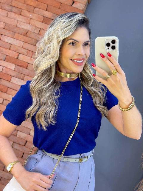 BLUSA MANGUINHA IMPORTADA BASIC_7033 - comprar online