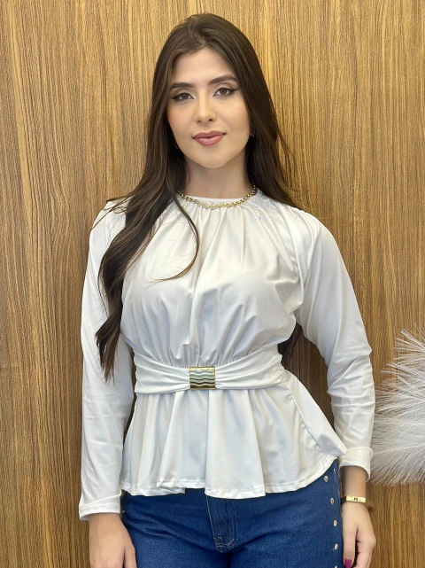 BLUSA POLIAMIDA BROCHE CINTURA_7964