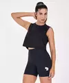 Regata Cropped Mesh AG - Preta - comprar online