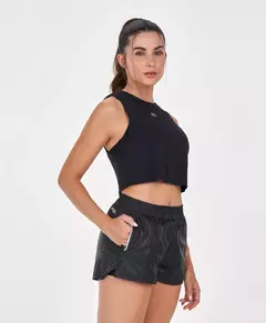 Regata Cropped Refletivos - Preta - comprar online