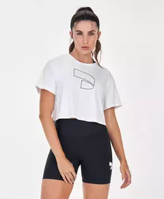Cropped Simbolo AG - Branca - comprar online