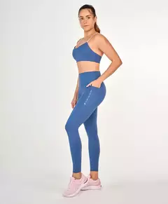 Legging bolsos laterais AG - Azul denim - comprar online