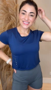 Cropped Ana - Marinho - comprar online