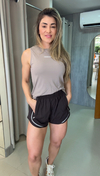 Short sobreposto AG - Marrom - comprar online