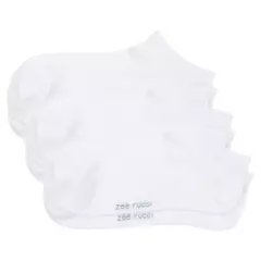 Kit meias cano invisível - Branca - comprar online